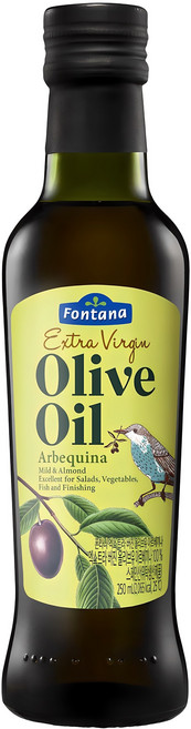 폰타나 엑스트라 버진 올리브 오일 아르베끼나, 250ml, 1개