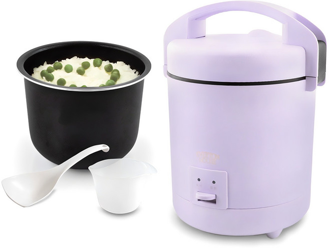 에버튼하우스 미니 전기밥솥 3인용, EHLM-MR675E, 라벤더