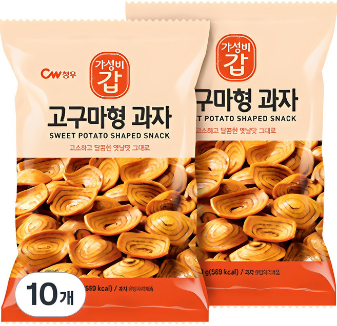 CW 地瓜造型餅乾, 120g, 10個