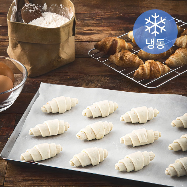 크럼 미니크로와상 생지 (냉동), 18g, 30개입, 1개