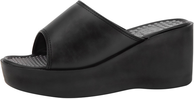 단골언니 여성용 에디스 사무실 지압 통굽 슬리퍼 7cm