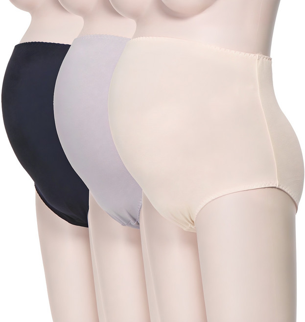 프라하우스 여성용 임부 면 팬티 3개 세트 PT202