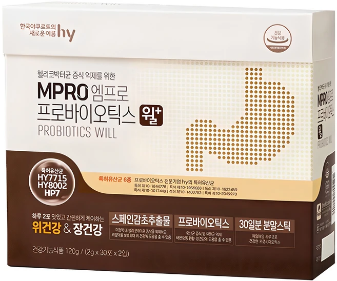 엠프로 프로바이오틱스 윌 플러스, 120g, 1개 - 쿠팡