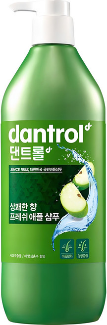 댄트롤 프레시 애플 샴푸 사과향, 820ml, 1개