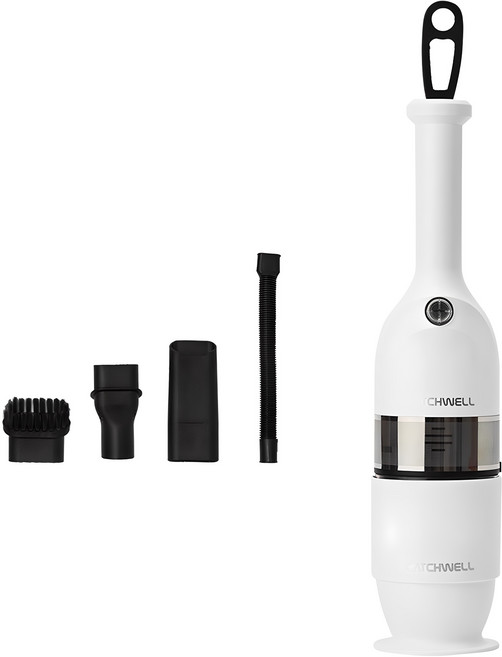 캐치웰 텀블러 핸디형 무선 청소기, 스톤화이트, THC1000