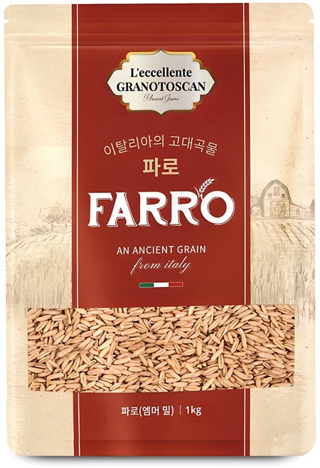 르셀란테그라노토스칸 엠머밀 파로, 1kg, 1개 - 쿠팡