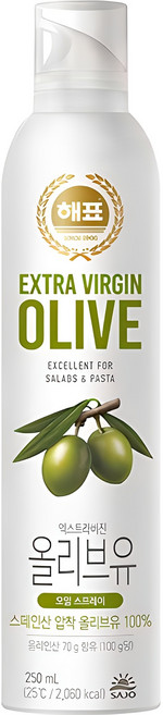 해표 압착올리브유, 250ml, 1개