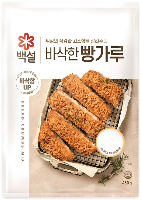 백설 빵가루, 450g, 1개