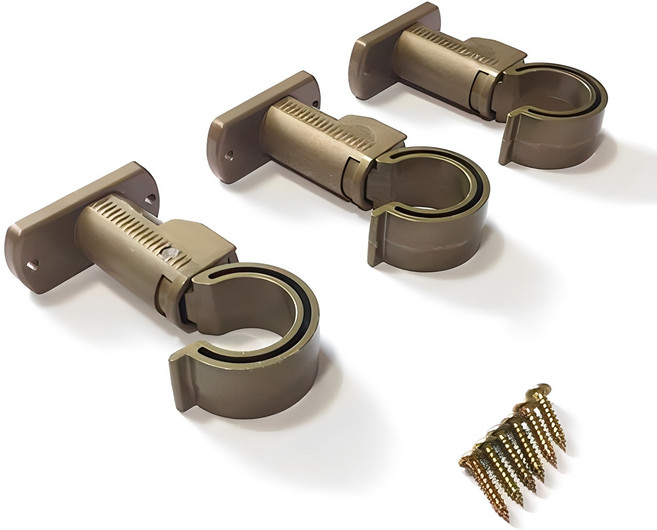 끌래망스 조절 브라켓 35mm 3p, 브론즈, 3개