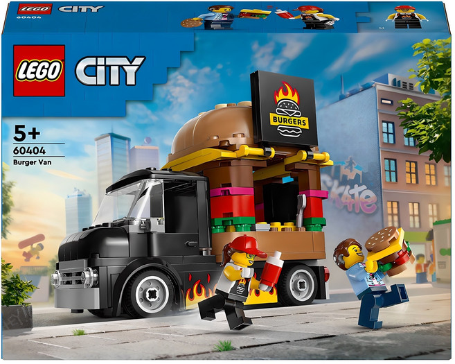 레고 시티 60404 버거 트럭, 혼합색상, 1개