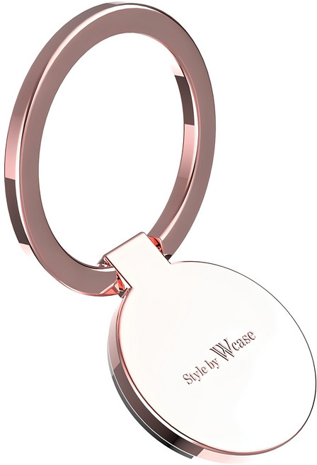 더블유케이스 스마트링 미니 휴대폰 거치대, 로즈골드, 1개