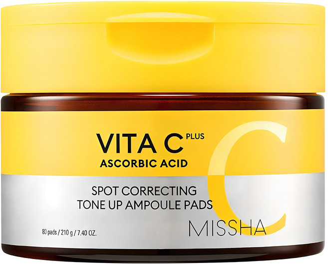 미샤 비타씨플러스 잡티씨 톤업 앰플패드 210g, 80매입, 1개