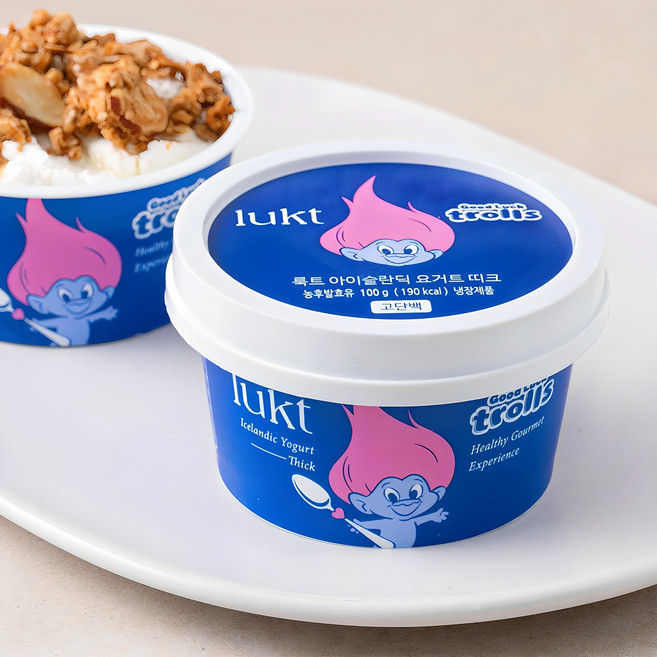 룩트 아이슬란딕 요거트 띠크 100g + 허니스틱 15g + 그래놀라 클러스터 25g, 140g, 1세트