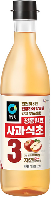 청정원 정통사과식초, 470ml, 1개