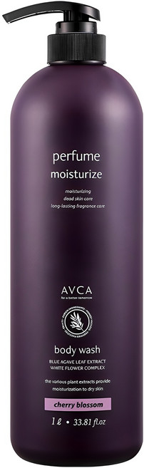 아브카 퍼퓸 바디워시 체리블라썸, 1L, 1개