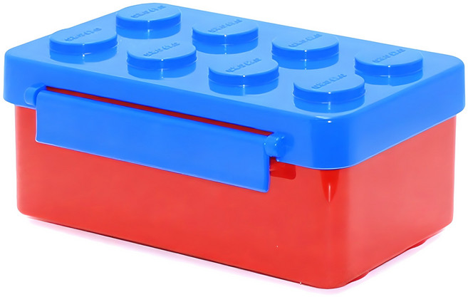 옥스포드 아동용 블럭 런치박스 베이직, 블루, 1개