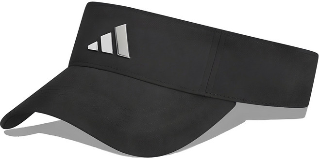 아디다스 메탈 바이저, 블랙, 1개