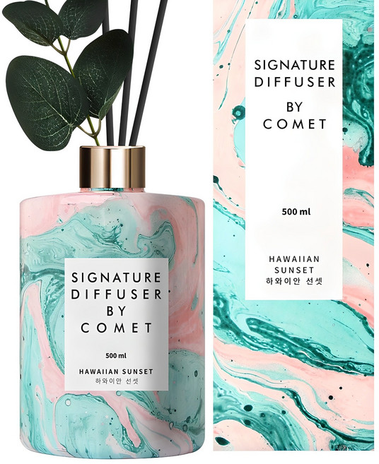 코멧 시그니처 디퓨저, 하와이언선셋, 500ml, 1개