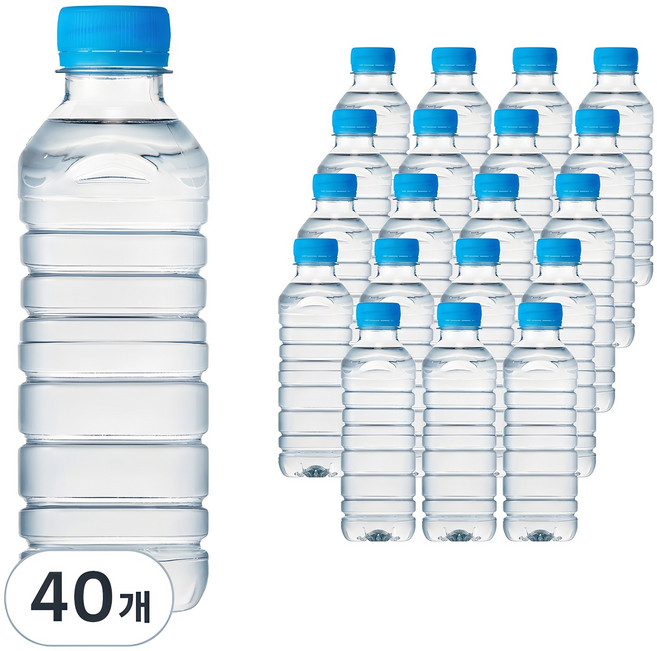 가야산천년수 먹는샘물 무라벨, 330ml, 40개