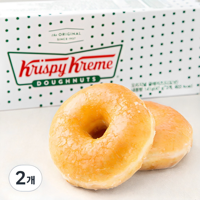 크리스피크림도넛 오리지널 글레이즈드, 47g, 3개입, 2개