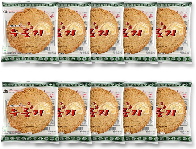 참좋은식품 가마솥의 구수한 별미 누룽지, 200g, 10개