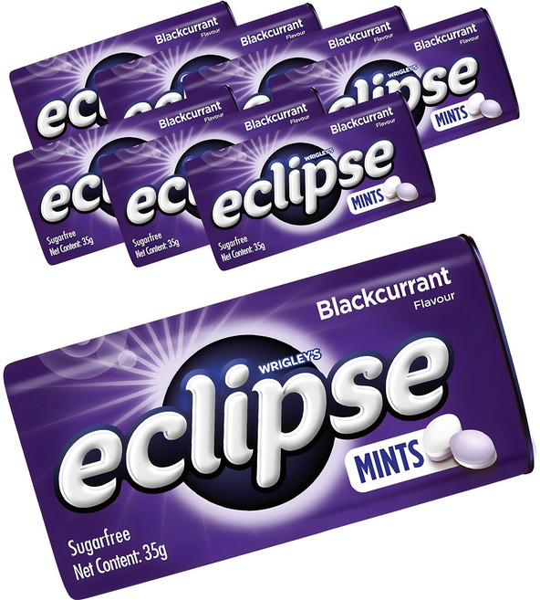 이클립스 블랙커런트향 캔디, 35g, 8개