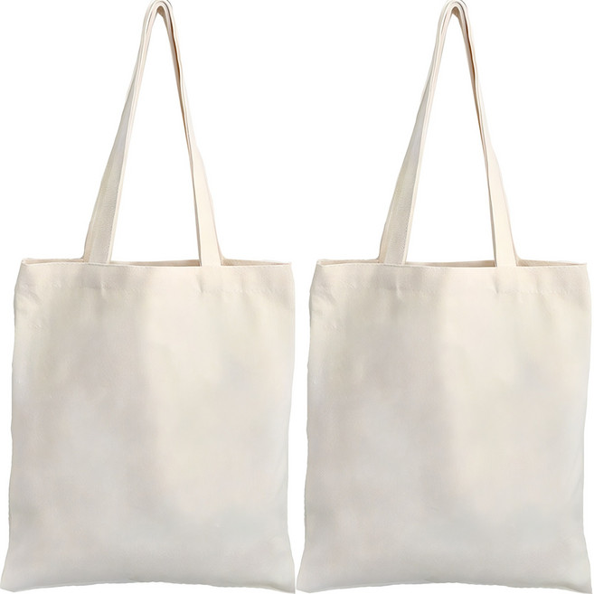 남녀공용 무지 에코백 세로형 2p