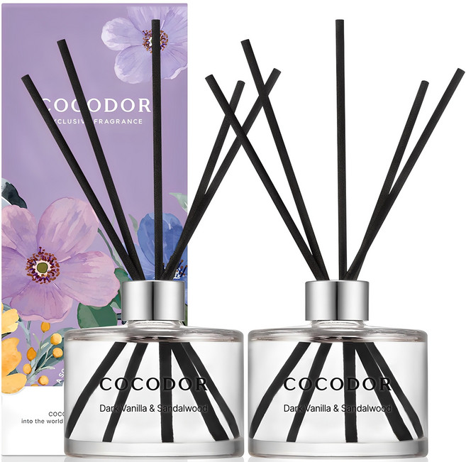 코코도르 퍼퓸 디퓨저, 다크바닐라샌달우드, 200ml, 2개