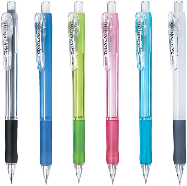 제브라 타프리클립 샤프 6종, 0.5mm, 1세트