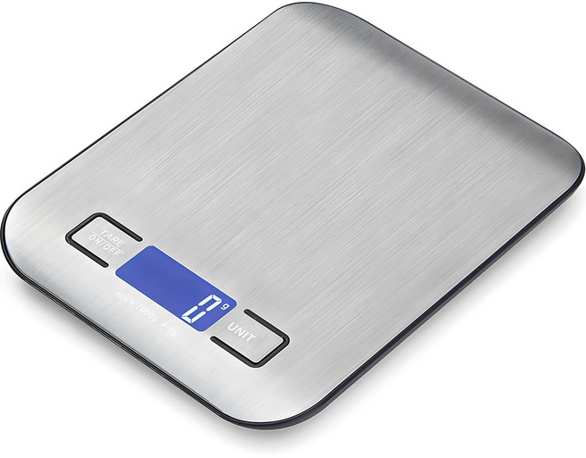 키체라 가정용 주방 미니 전자저울, 1kg, Silver, CX-2012