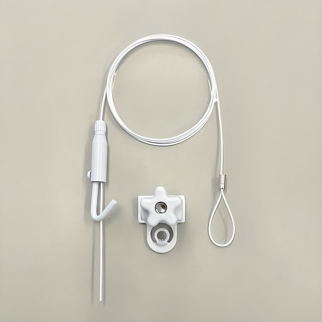 감성다는남자 안뚜리 액자걸이, 화이트, 1개