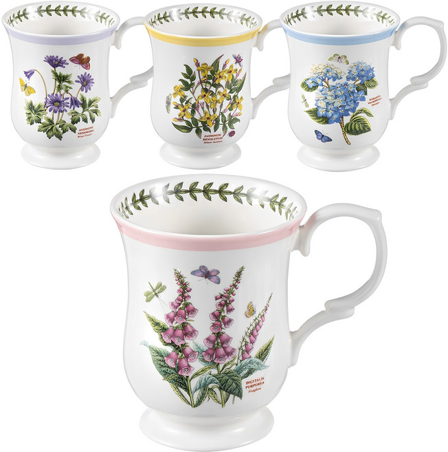 포트메리온 보타닉가든 테라스 벨머그 4종, 혼합색상, 1세트