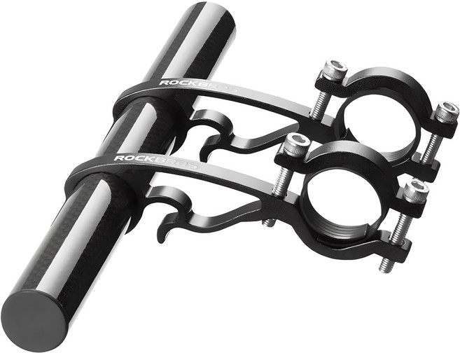 락브로스 자전거 핸들확장바 익스텐더, 블랙, 1개