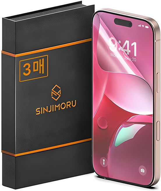 신지모루 하이브리드 쉴드 자가복원 TPU EPU 코팅 액정보호필름 3p, 1세트