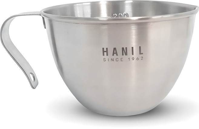 한일스텐레스 손잡이 계량 다용도 믹싱볼, 250ml, 1개