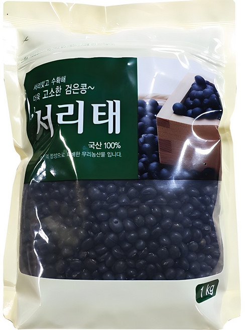 월드그린 고소한 검은콩 서리태, 1kg, 1개