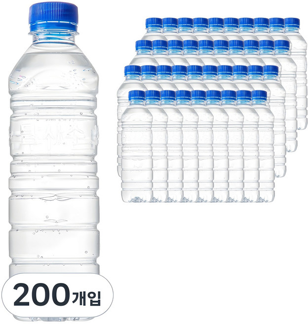 탐사수 무라벨, 500ml, 200개