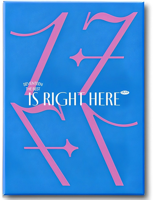 SEVENTEEN BEST ALBUM 17 IS RIGHT HERE DEAR Ver + 精裝活頁夾 隨機出貨 + 小冊子組 隨機出貨 + 歌詞紙 + 小卡 4張 隨機出貨 + 外盒組, 2cd