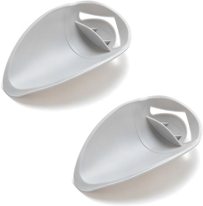 밝은리빙 욕실 수도꼭지 연장탭 그레이, 2개