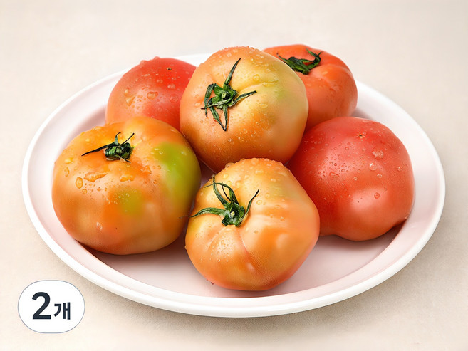 국내산 찰토마토, 1kg, 2개