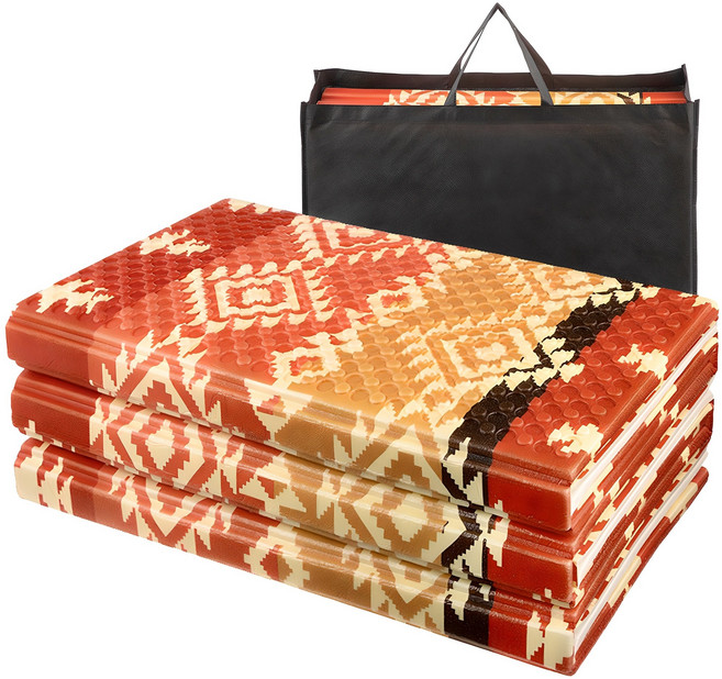 코멧 3단 캠핑매트 대형 200*240, 혼합색상