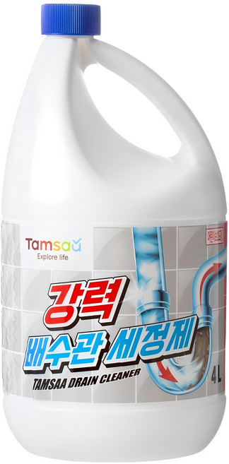 탐사 강력 배수관 세정제, 4L, 1개