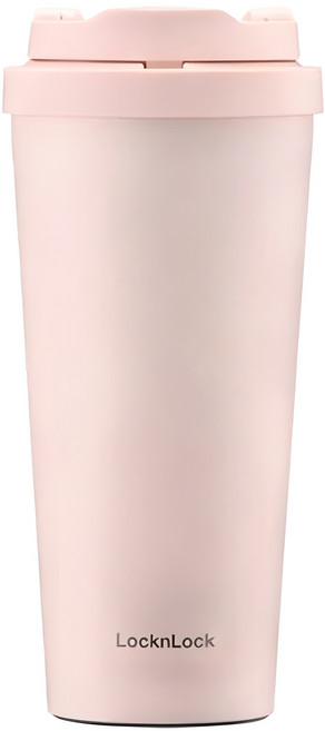 락앤락 데일리 원터치 클립 텀블러, 베이비핑크, 550ml, 1개