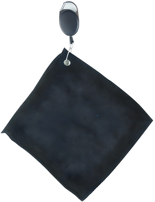 72스윙즈 골프 릴 타올, 검정색, 1개