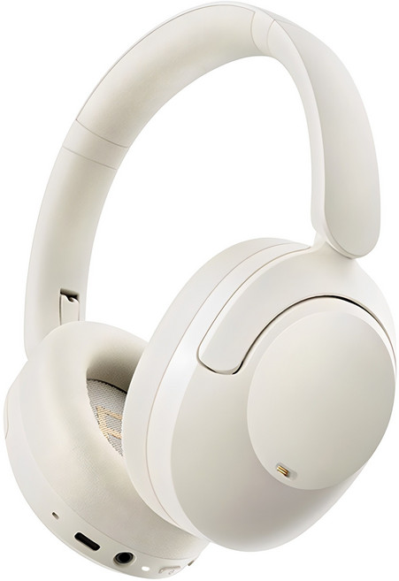 QCY H4 노이즈 캔슬링 블루투스 헤드셋, 베이지, QCY-H4 ANC APP HEADSET