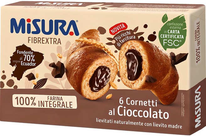 미주라 초코 통밀 크로와상, 308g, 1개