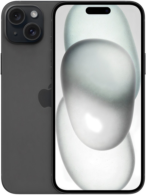 Apple 정품 아이폰 15 Plus 자급제, 블랙, 128GB