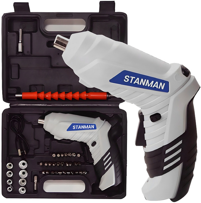 스탠맨 C타입충전 리튬이온 전동 드라이버, 1개