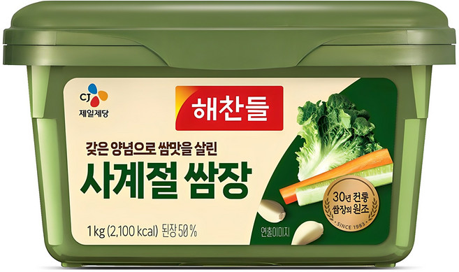 해찬들 사계절 쌈장, 1kg, 1개
