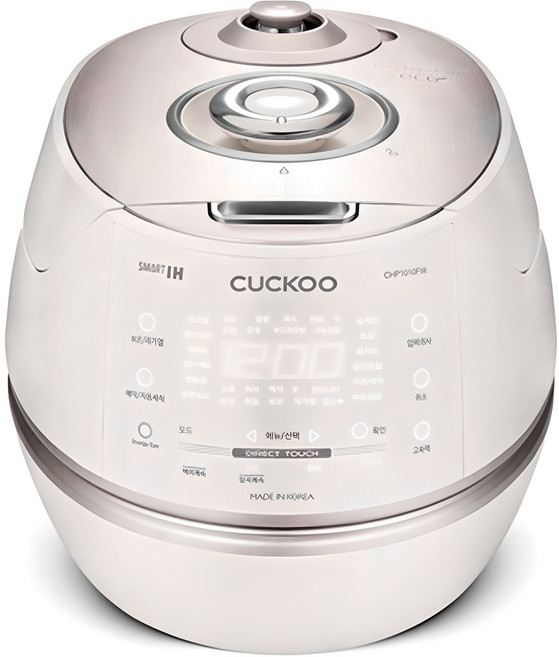 쿠쿠 IH 전기압력밥솥 10인용, CRP-CHP1010FW, 그레이스화이트